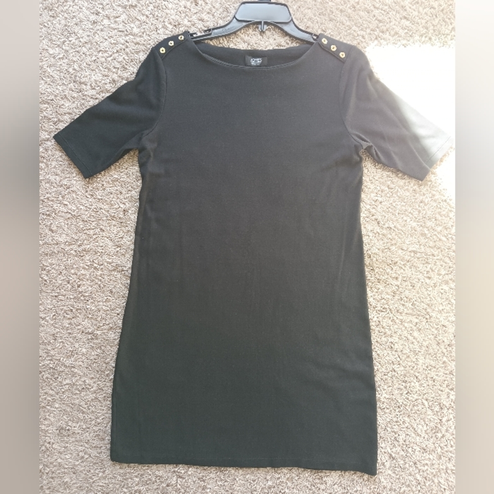 NWOT Jones New York Black Short Sleeve Dress